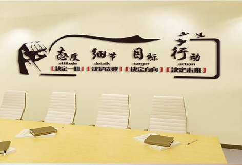 河口企业文化墙主要展示什么？