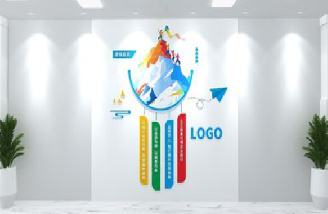 河口公司企业形象墙的工艺材料有哪些？